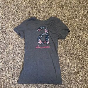 abercrombie kids shirt grey